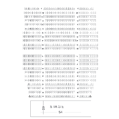 Auditorium (Seating Plan)